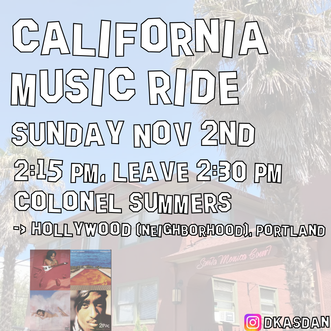 User-uploaded image for California Music Ride